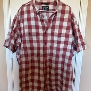Carhartt Men's Red Plaid Shirt